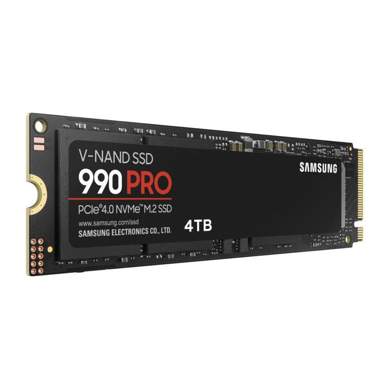 Disque SSD M.2 NVMe PCIe 4.0 Samsung 990 PRO pour PC et Portables