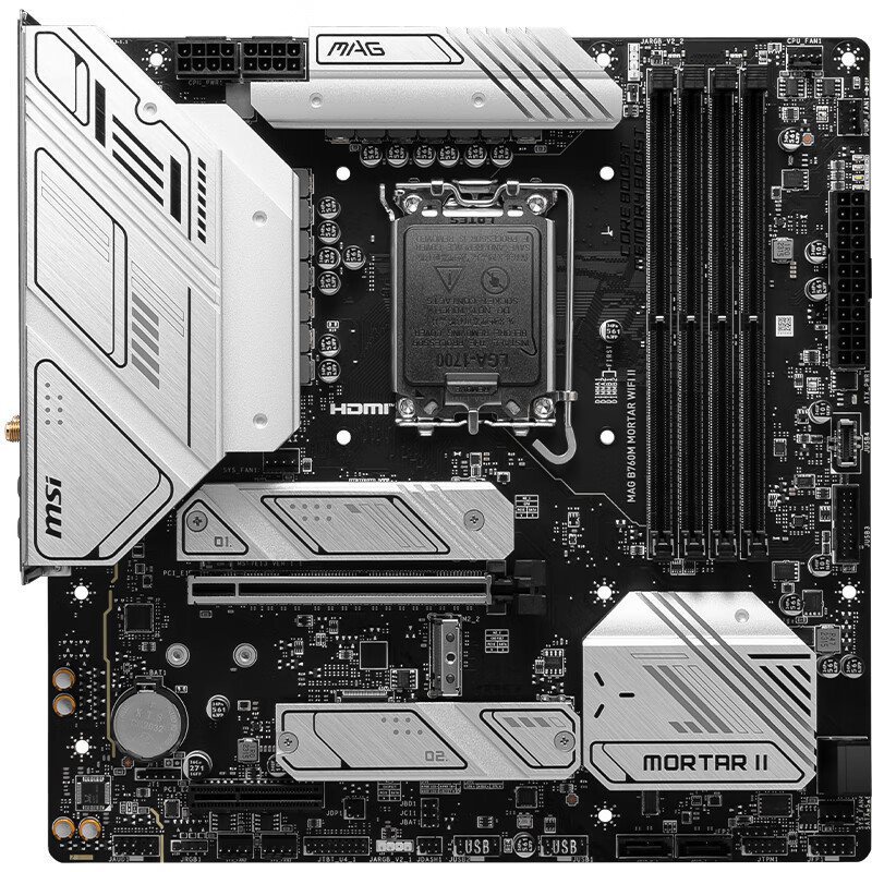 Carte Mère MSI MAG B760M Mortar WiFi II – DDR5, Socket LGA 1700, Intel 13e/14e Génération