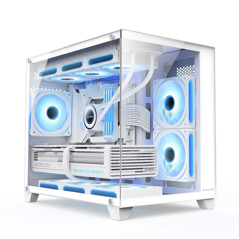 Boîtier PC Gamer Huntkey S960 Blizzard X - Vue Panoramique & Montage Vertical