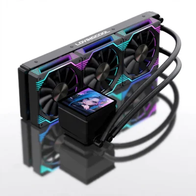 Lovingcool 240/360 mm ARGB Liquid CPU Cooler with 4″ Custom Display, Intel & AMD Compatible
