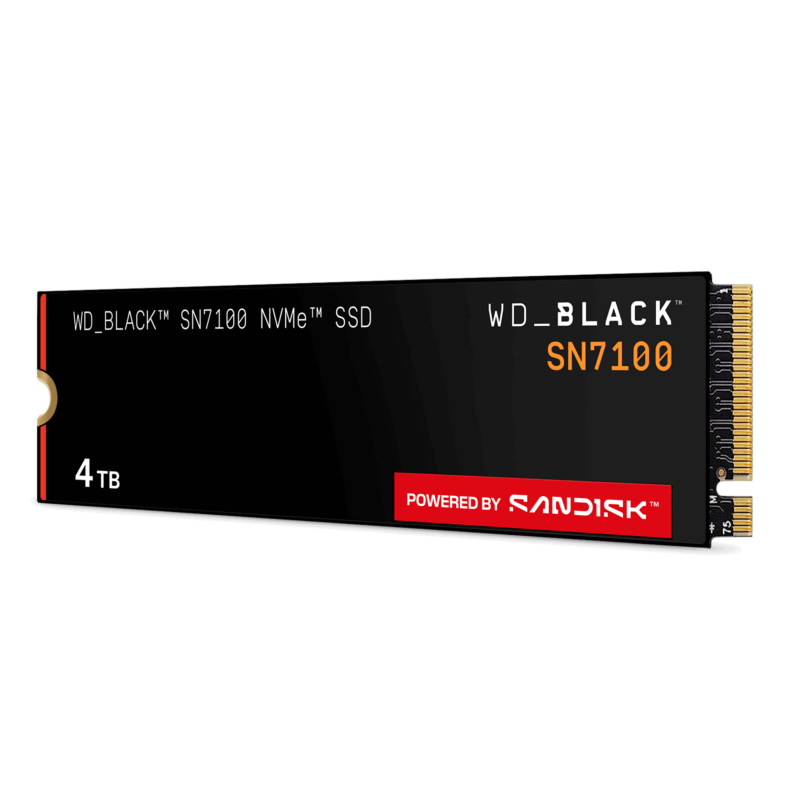 WD Western Digital SN7100 Black Disk 1T 2T 4T Solid State Drive M.2 NVMe Protocol 4.0 High-speed SSD