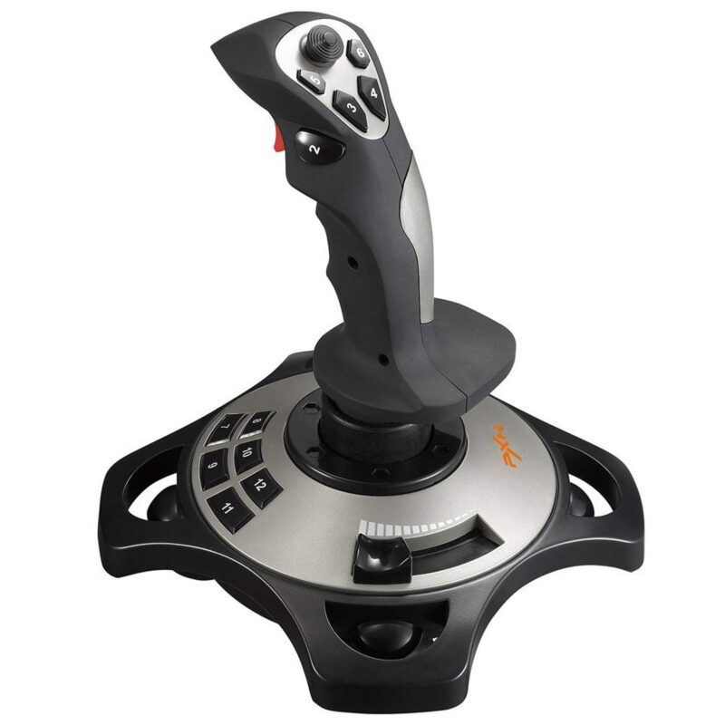 PXN 2113PRO USB Game Controller for Flight Simulator | With Vibration Function and Throttle Control, USB Game Controller for Windows PC