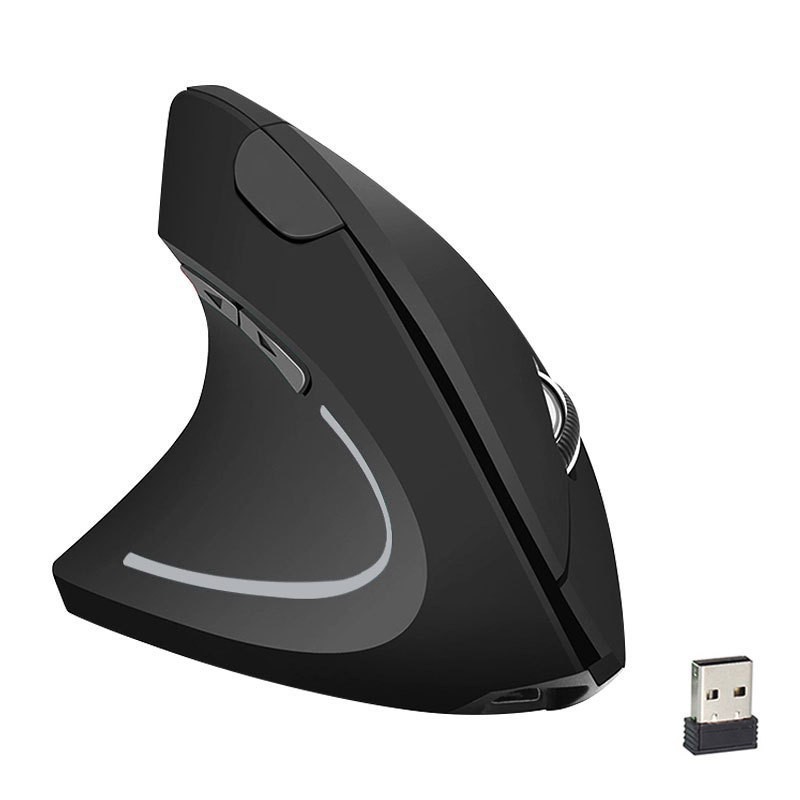 Rechargeable, Wireless, Ergonomic Vertical Mouse with Bluetooth and 2.4G