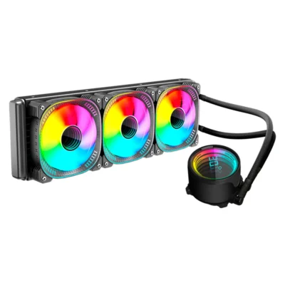 COOLMOON Ice River 360 Water Cooling Heatsink Computer Host Integrated Lens ARGB Silent CPU Cooler