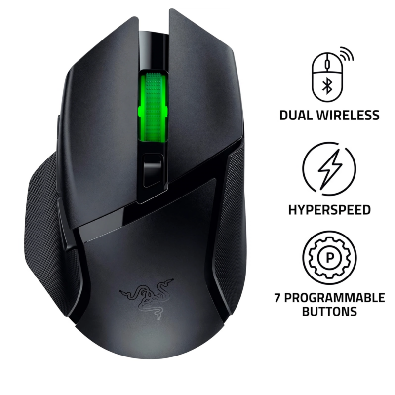 Razer Basilisk V3 X Speed Edition Wireless Gaming Mouse – Dual-Mode, RGB, Ergonomic Design & Long Battery Life